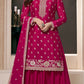 Anaita Pink Chinon Embroidered Thread Work Stitched Salwar Suit