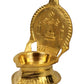 Spillbox Gold-Toned Brass Cross Diya Pooja Essential | Swadesiicart