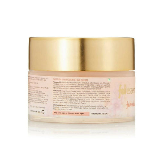 Fabessentials Saffron Sandalwood Face Cream - Swadesiicart