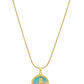 Antique Finish White Crystal Necklace - Ruby Raang | Swadesiicart