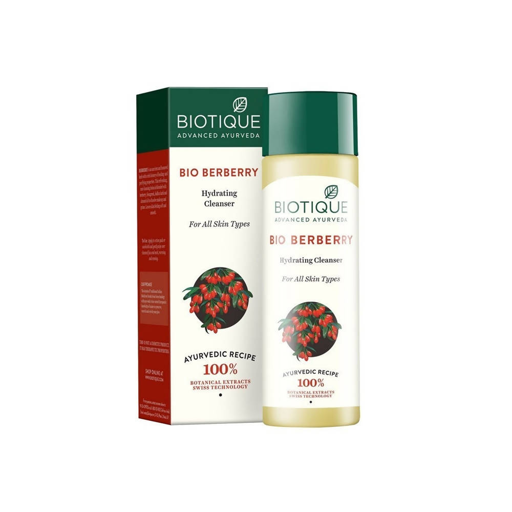 Biotique Berberry Milk Deep Cleanse Hydrating Makeup Remover For All Skin Types - Swadesiicart