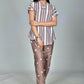 Morchari Digital Print Semi Muslin Co-Ord Set Top & Trouser-Multicolor - Swadesiicart