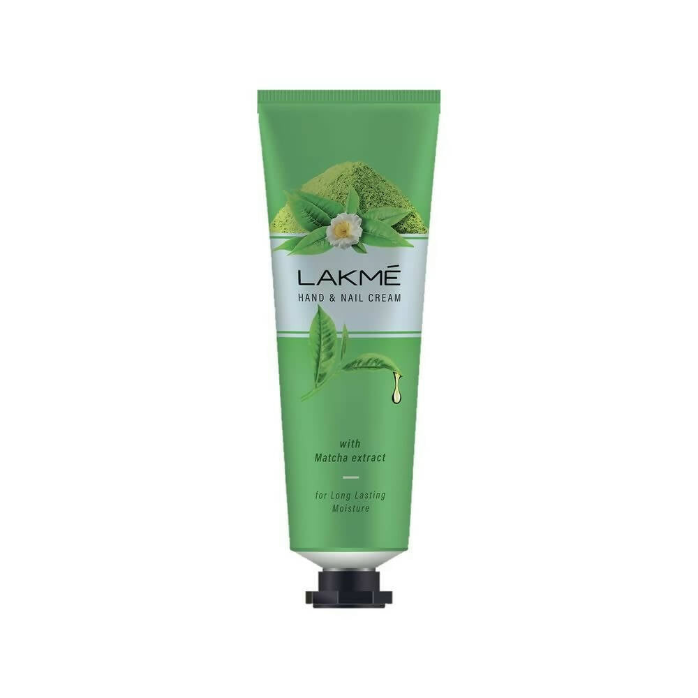 Lakme Hand & Nail Cream With Matcha, Pentavitin And Almond Oil | Swadesiicart