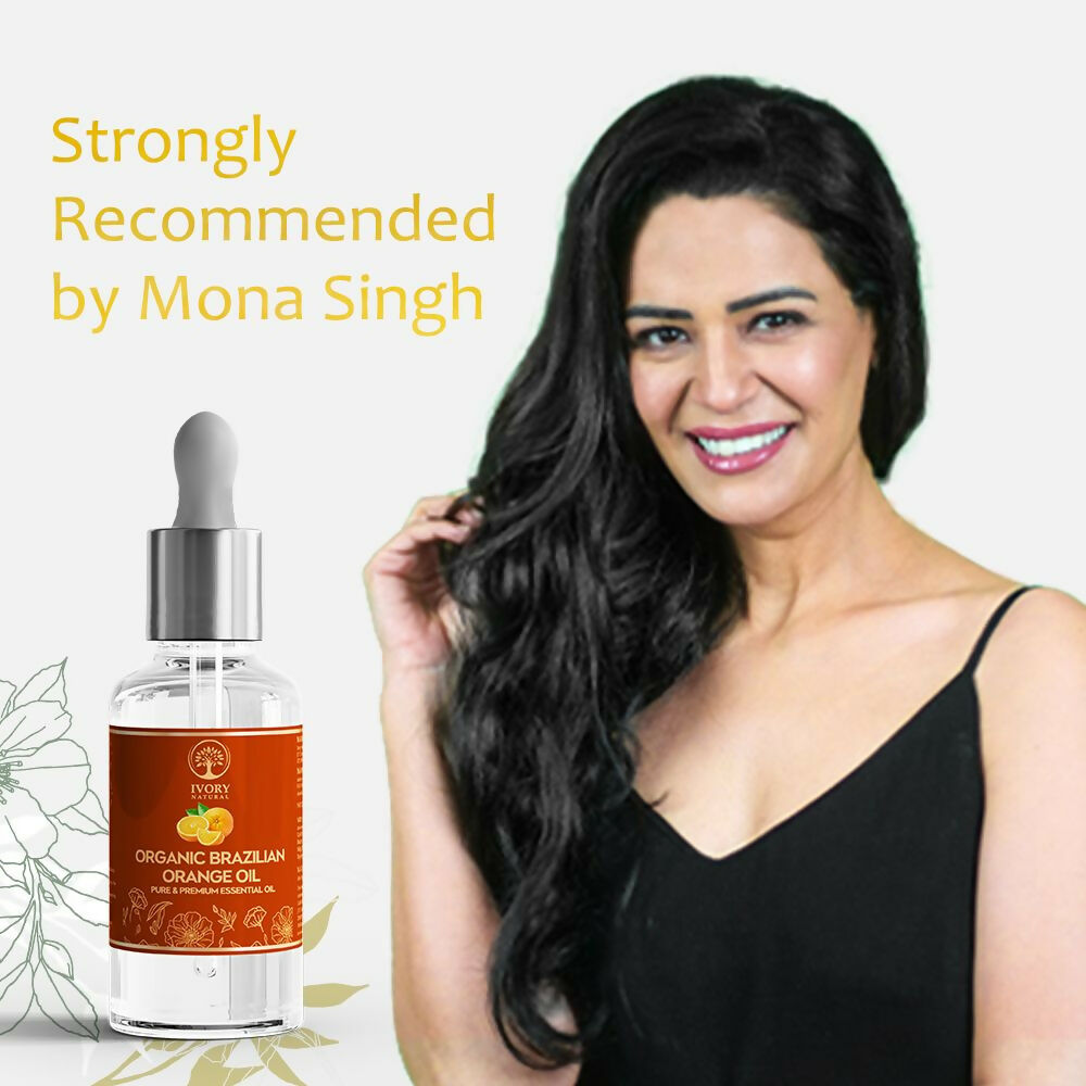 Ivory Natural Organic Brazilian Orange Oil - Natural & Premium Essential Oil | Swadesiicart