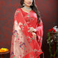 Lorenvalley Fashion Red Soft Paithani Silk Woven Design Copper Zari Meenakari Weaving Saree - Swadesiicart