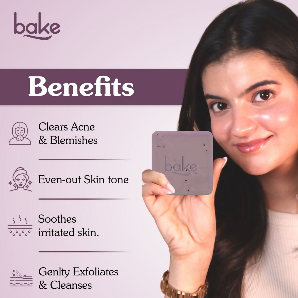 Bake 10% Niacinamide + 3% Azelaic Acid Scrub Treatment Soap | Swadesiicart