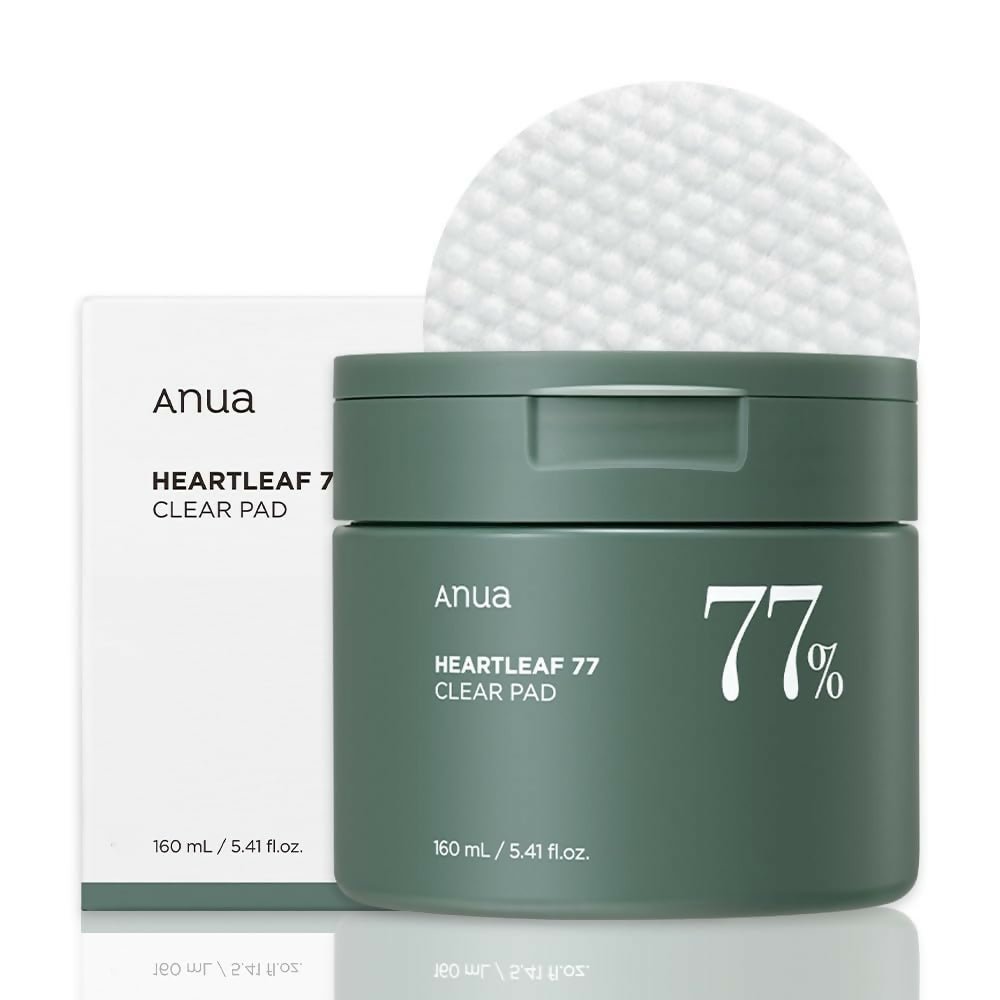 Anua Heartleaf 77 Clear Pad Sheets - Pha Dead Skin Care Low Ph Daily Toner Pad - Korean Skincare | Swadesiicart