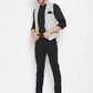 Even Apparels Grey Merino Men Woven Nehru Jacket | Swadesiicart