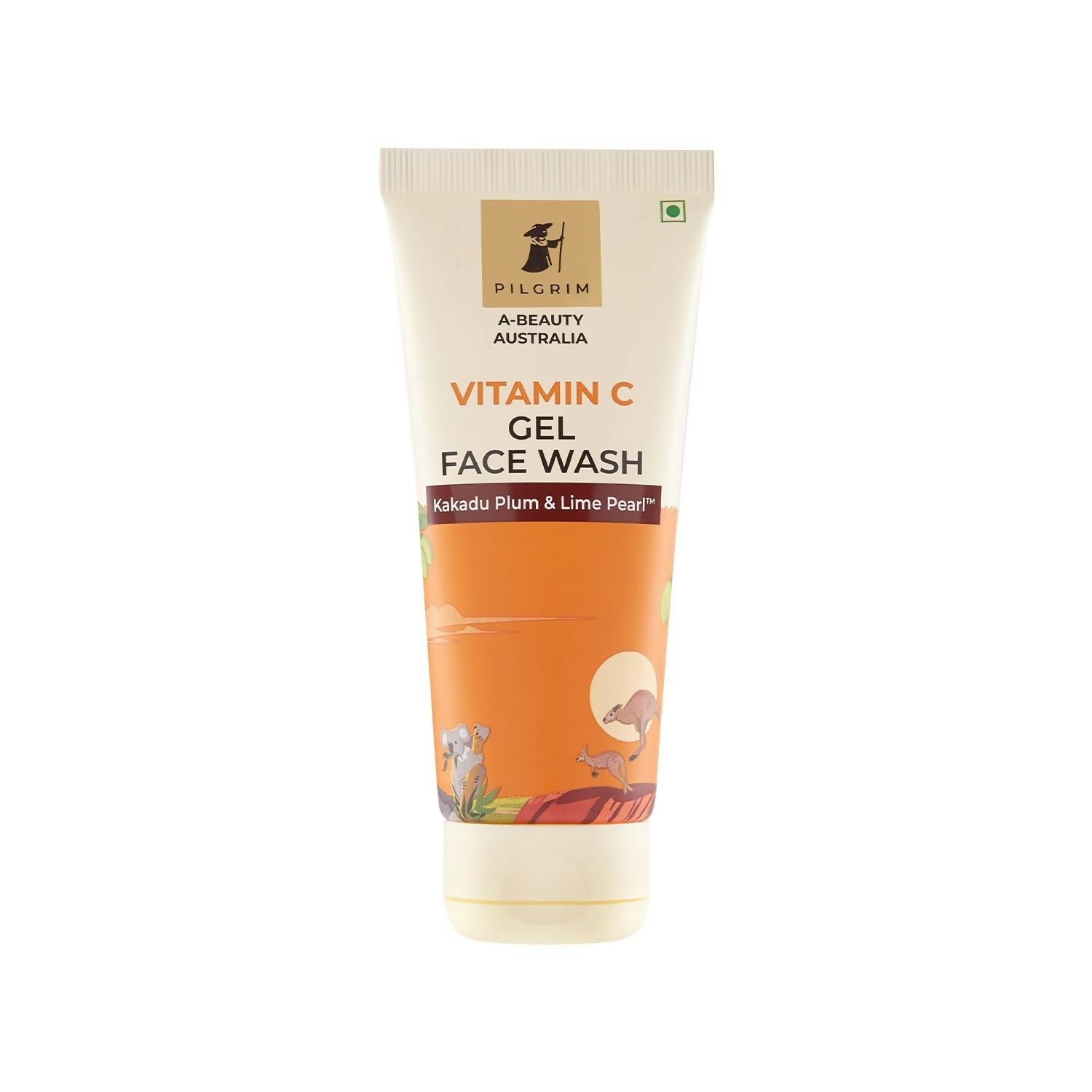 Pilgrim Australian Vitamin C Gel Face Wash with Kakadu Plum & Lime Pearl For Radiant & Glowing Skin - Pilgrim