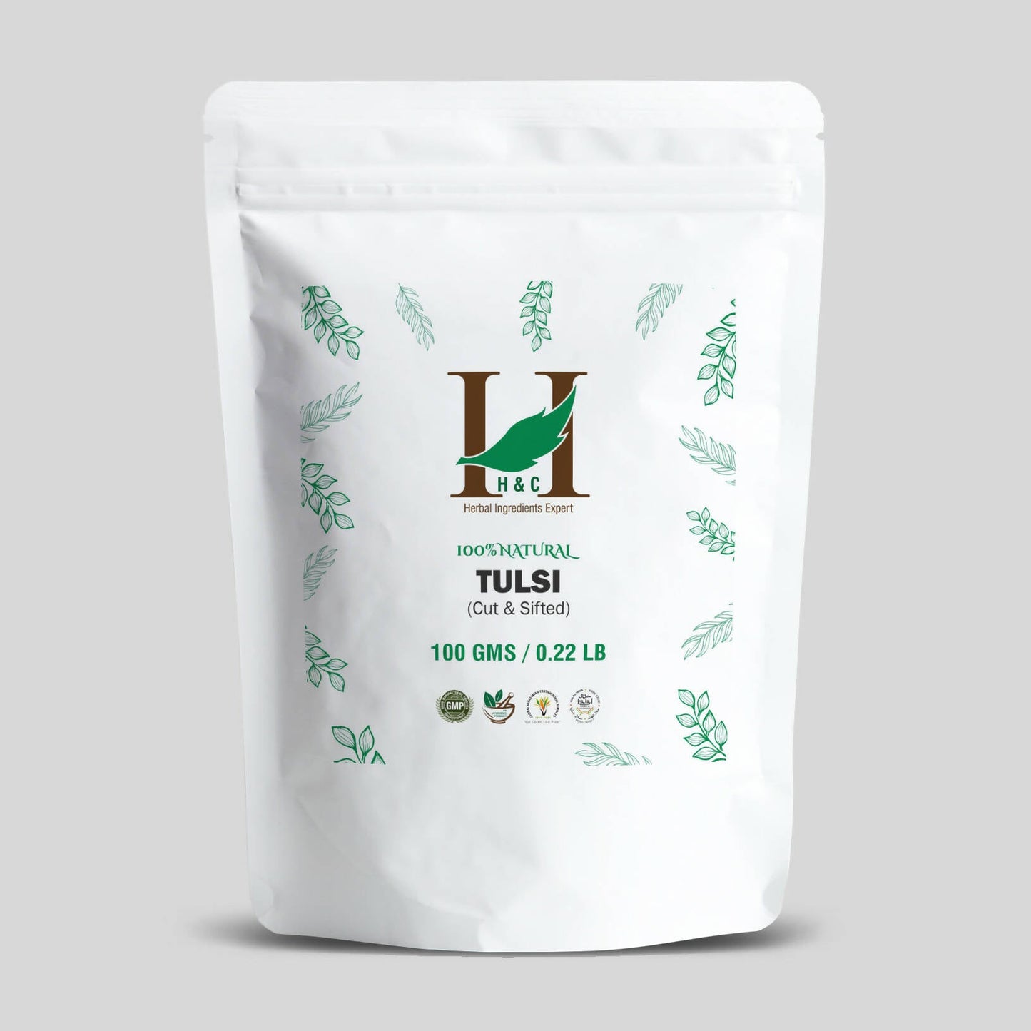 H&C Herbal Tulsi Cut & Sifted Herbal Tea Ingredient - Just Jaivik