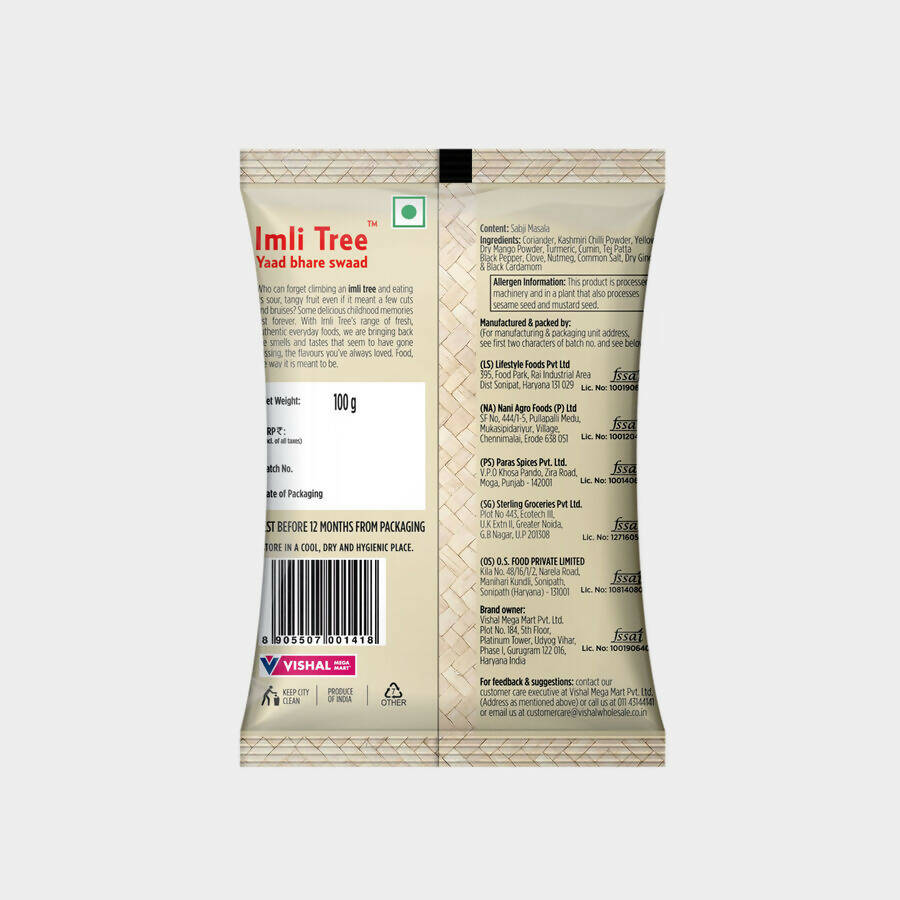 Imli Tree Sabji Masala Powder - Swadesiicart