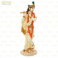 Shyam Antique Creation Lord shri Krishna Playing Flute Standing kanha Idol - Swadesiicart