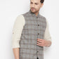 Even Apparels Multi Merino Men's Nehru Jacket-Contrast Lining-Free Pocket Square | Swadesiicart