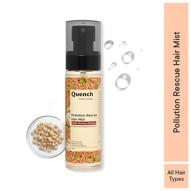 Quench Pollution Rescue Hair Mist With Quinoa Protein | Swadesiicart