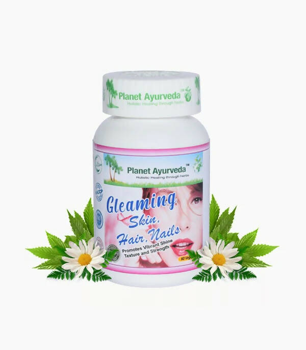 Planet Ayurveda Gleaming Skin, Hair, Nails Capsules - Planet Ayurveda