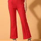 Myshka Women's Pink Solid Coat With Trousers - Swadesiicart