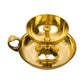 Spillbox Gold-Toned Brass Nandha Sampat Diya Pooja Essential | Swadesiicart