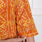 Miravan Womens Yellow Bandhani Printed Straight Kurti - Swadesiicart