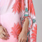 Vastranavya Blush Pink Freehand Floral Print Ready to Wear Saree | Swadesiicart