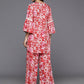 Ahalyaa Women's Traditional Wear Co-ods - Red