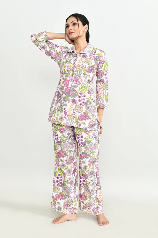 Joban Fashion Beautiful White Cotton Cod Set - Swadesiicart