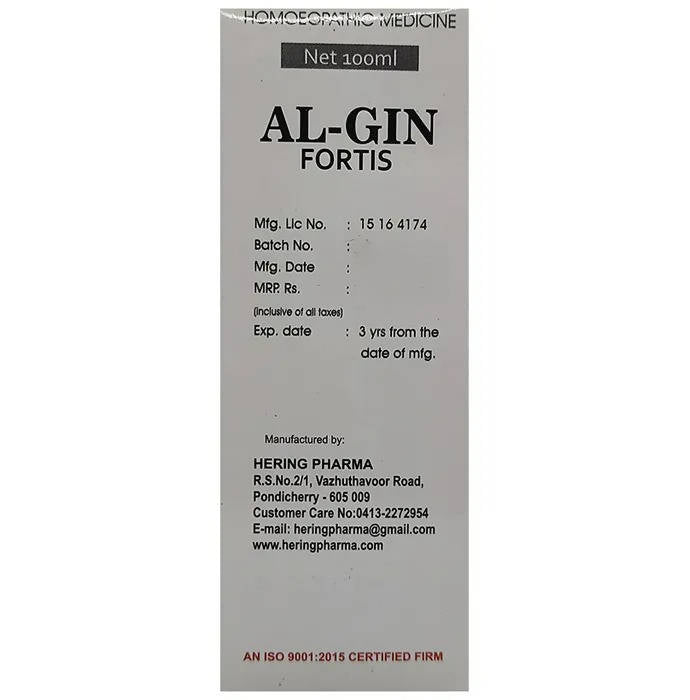 Hering Pharma Al-Gin Fortis (Alfalfa with Ginseng) Tonic | Swadesiicart