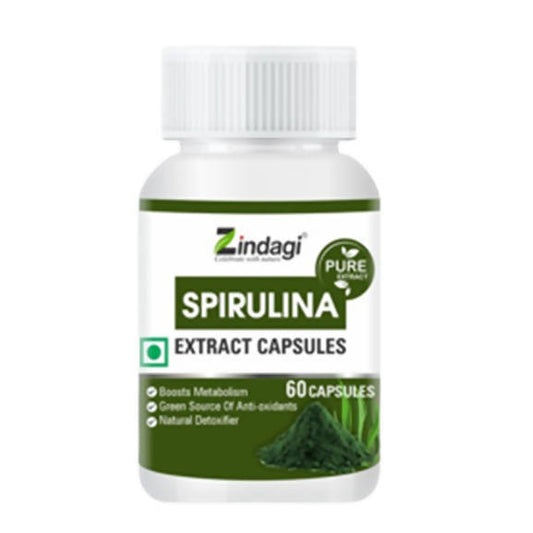 Zindagi Spirulina Extract Capsules - Altcheeni