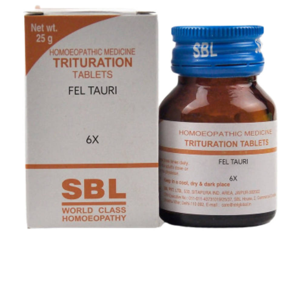 SBL Homeopathy Fel Tauri Trituration Tablets - Swadesiicart