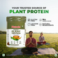 Patanjali Nutrela Green Plant Protein Chocolate | Vegan Protein Powder with Ayurvedic Herbs - Swadesiicart