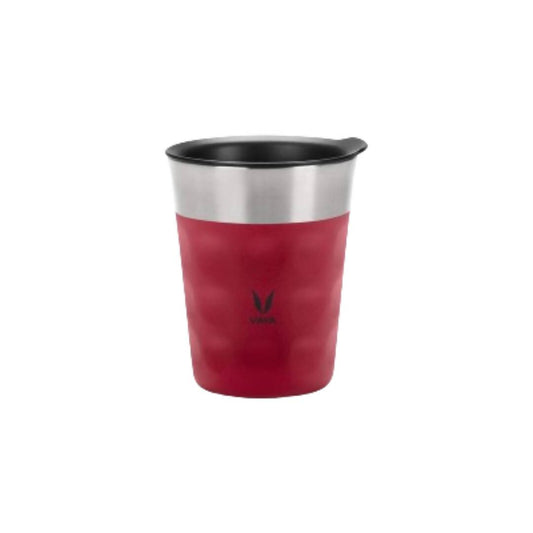 Vaya Popcup Insulated Coffee Mug Tumbler With Lid - 250 ml (Red) | Swadesiicart