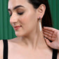 VOJ Set Of 2 Korean Drop Earrings - Gold-Polished and Silver Plated With White Pearl - Swadesiicart