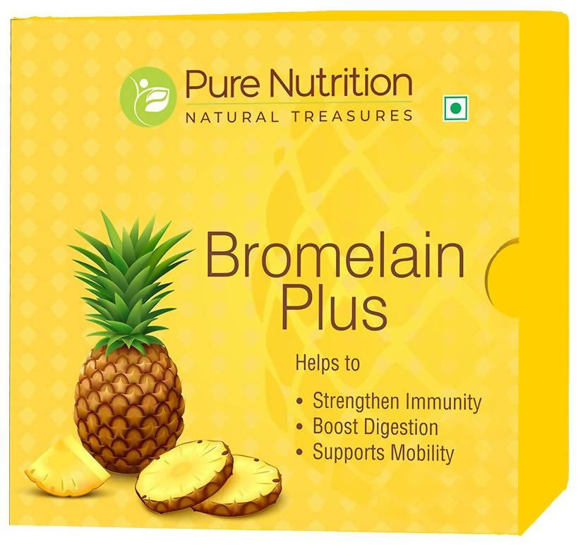 Pure Nutrition Bromelain Plus Sachets | Swadesiicart