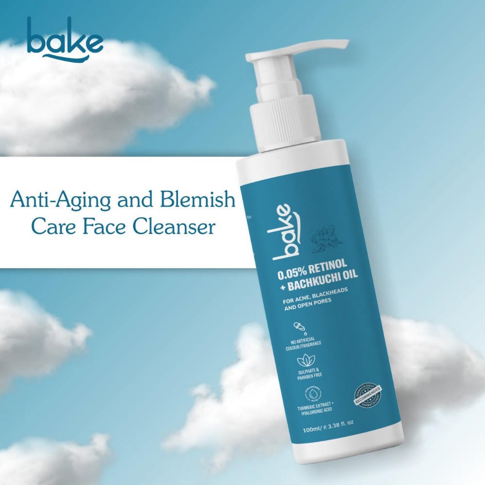 Bake 0.05% Retinol Face Cleanser | Swadesiicart