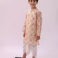 Lil Drama Mishti Off White Kurta Dhoti Set For Boys | Swadesiicart