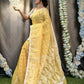Exclusive Collection Beautiful Yellow Jaal Jamdani Saree - Swadesiicart