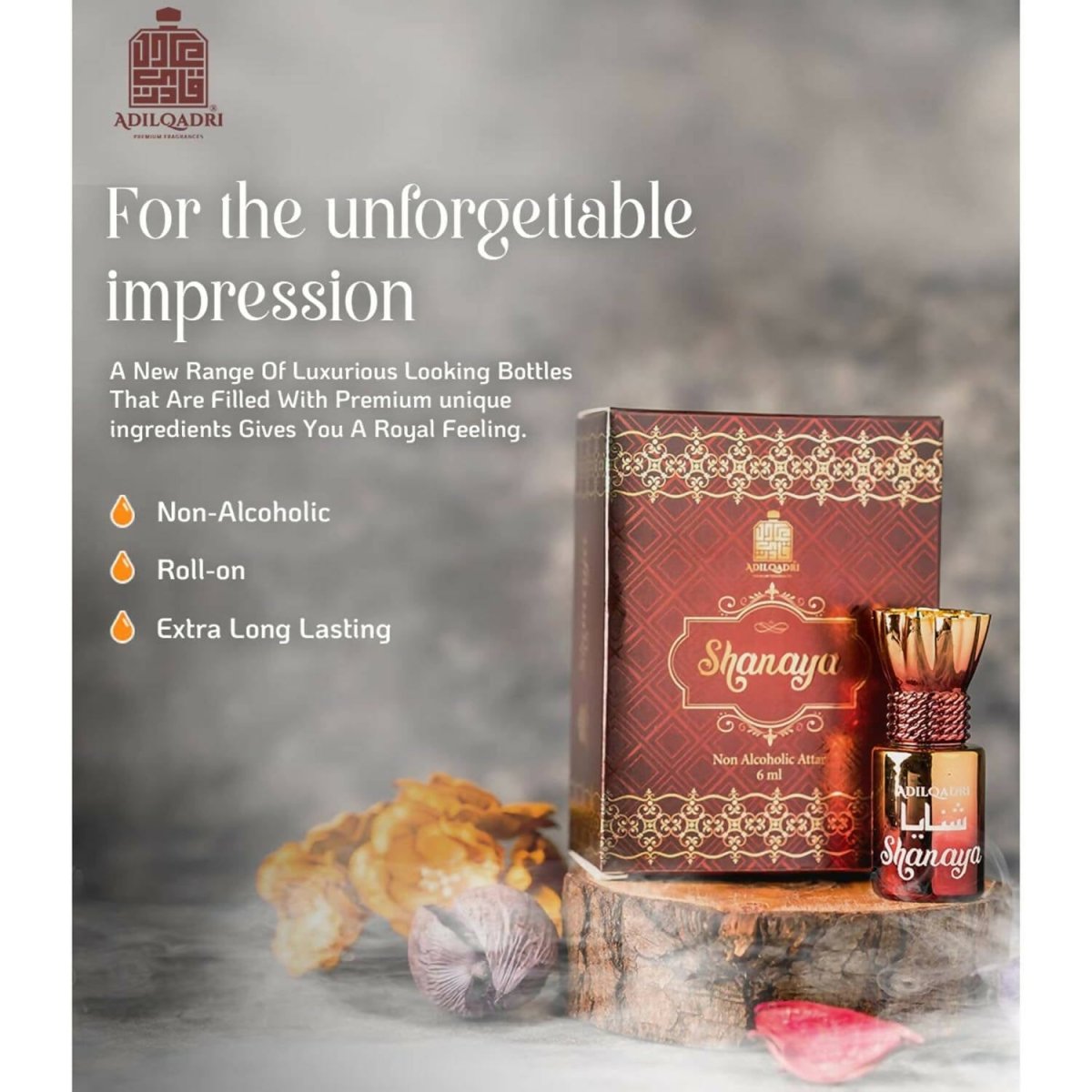 AdilQadri Shanaya Luxury Attar Perfume | Swadesiicart