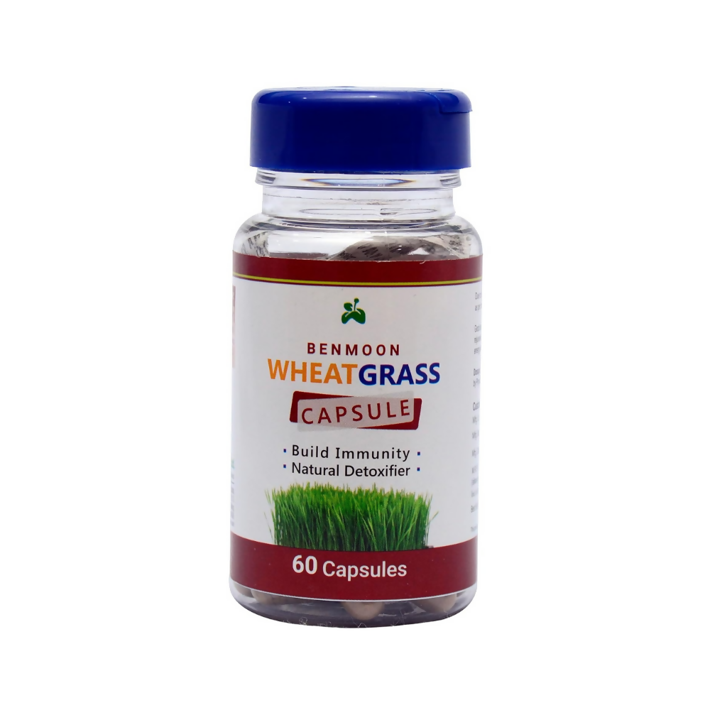 Benmoon Ayurveda Wheat Grass Capsules - Benmoon Pharma