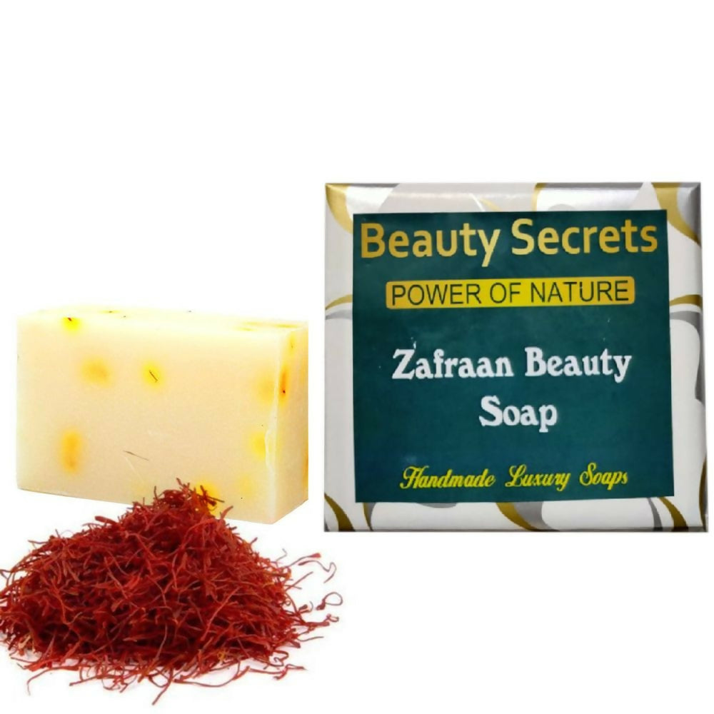 Beauty Secrets Cold Pressed Handmade Zafraan Crystal Glow Skin Whitening Soap | Swadesiicart