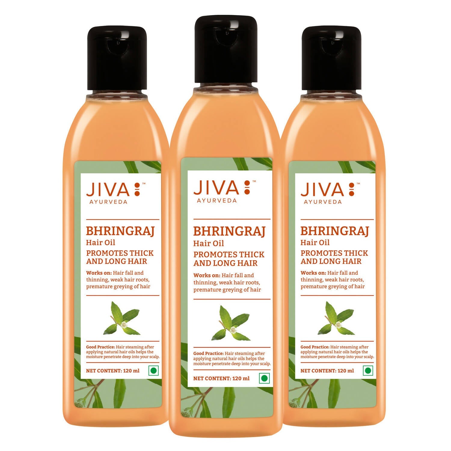 Jiva Ayurveda Bhringraj Hair Oil - Swadesiicart