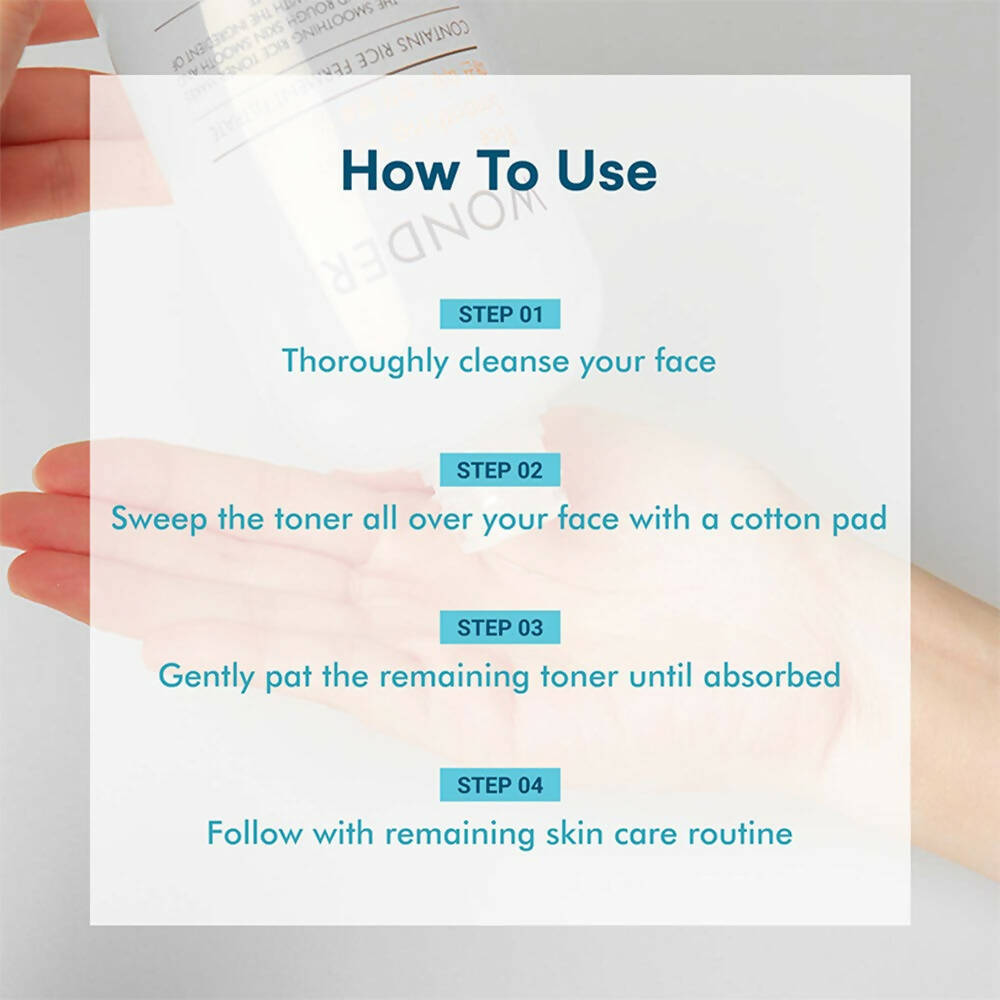 Tonymoly Clarifying Wonder Rice Smoothing Toner - Korean Skincare | Swadesiicart