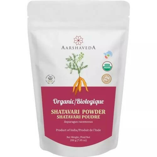 Aarshaveda Organic Shatavari Powder | Swadesiicart
