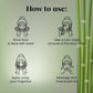 NutriGlow NATURAL'S Bamboo Charcoal Face Wash - Swadesiicart
