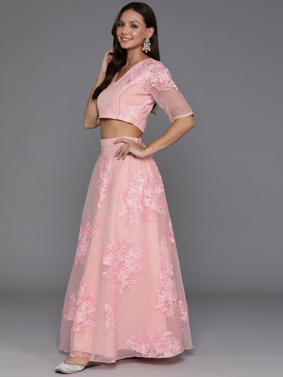 Ahalyaa women's wear Traditional wear lehenga choli - Pink | Swadesiicart