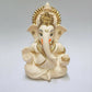 Gold Art India Peach Ivory Finish Ganesha Idol
