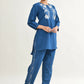 Joban Fashion Royal Blue Cotton Coord Set - Swadesiicart