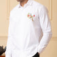 Bird And Stem Embroidery Shirt by Hilo Design