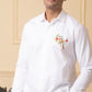 Bird And Stem Embroidery Shirt by Hilo Design