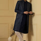 Azure Allure Designer Men's Indo western Set by Hilo Design