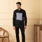 Black Shirt With Grey Patch Box by Hilo Design