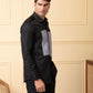 Black Shirt With Grey Patch Box by Hilo Design